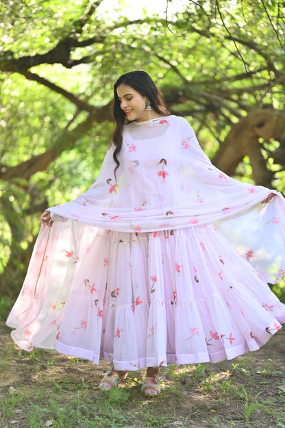 LOTUS ANARKALI SUIT SET